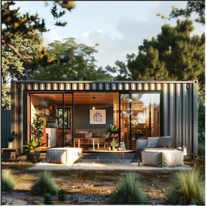 <span class=keywords><strong>Casa</strong></span> Container Prefabbricata di Lusso 40ft/20ft con 3 Camere da Letto, Movibile, Pieghevole ed Espandibile per Agriturismo, Realizzata in Pannelli Sandwich d'Acciaio - Product Image 2