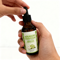 Gouttes liquides de Graviola (Corossol) – Extrait naturel de Corossol pour la santé cellulaire des adultes, le soutien hépatique et les bienfaits antioxydants – Facile à prendre