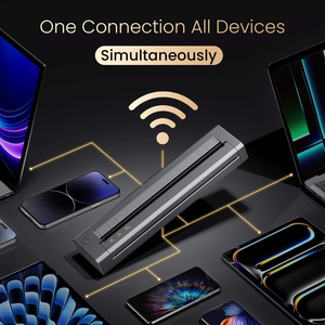 Imprimantes portables ultra-rapides <span class=keywords><strong>G100</strong></span> sans fil pour le voyage, 100 mm/s, 499 g, 300 DPI, 1300 mAh, thermiques sans encre pour 5.2/USB - Product Image 3