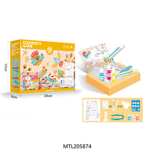 Primavera tema scienza chimica <span class=keywords><strong>laboratorio</strong></span> di <span class=keywords><strong>apprendimento</strong></span> giocattoli disegno gioco per bambini 3D Puzzle Puzzle pittura giocattolo - Product Image 6