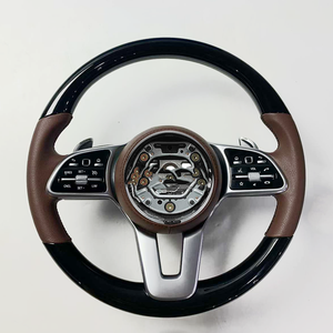 Volante de Fibra de Carbono YLC para <span class=keywords><strong>Mercedes</strong></span> Benz A35 A45 C63 C43 E53 E63 G63 G500 G55 AMG GT S63 GLE63 GLA45 W223 - Product Image 4
