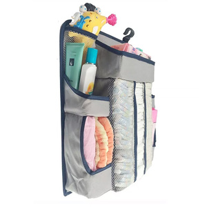 Gran oferta organizador portátil para guardería, gran capacidad, duradero, colgante, pañal para bebé, Caddy, bolsa de pañales para mamá para bebé recién nacido - Product Image 3