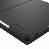 Casing Tablet dengan Keyboard 6 Baris yang Dapat Dilepas untuk Samsung Tab A11+ Plus 2025 11, Casing Belakang TPU dengan Tempat Pena, Folio Kulit PU Grosir OEM/ODM/Private Label
