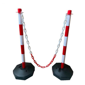 Delineatore del traffico Post riempibile Base di plastica stanchioni di strada coni di costruzione per parcheggio parcheggio custodito - Product Image 6