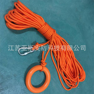 Cuerda de rescate Yasian, cuerda de seguridad flotante de polietileno de color naranja para rescate de incendios, escape al aire libre - Product Image 5