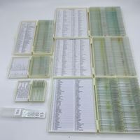 Biological Tissue Slides Wooden Case Packing For Basic Biological Science Education Microscope Biological