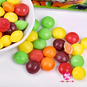 Bonbons à mâcher sucrés et fruités aux haricots <span class=keywords><strong>Bonbon</strong></span> personnalisé Halal saveur originale paquet OEM bonbons moelleux juteux arc-en-ciel - Product Image 3