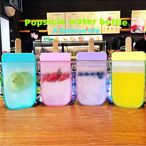 Bouteille d'eau créative <span class=keywords><strong>2022</strong></span> ml, nouvelle collection été 300, joli gobelet en plastique pour glace à l'eau, tasse en paille Portable pour enfants étudiants - Product Image 6