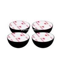 Patins antidérapants en silicone pour pieds, absorption des vibrations, isolation, avec adhésif
