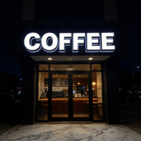 Lettres lumineuses en acrylique personnalisées à double éclairage 3D, enseigne LED pour entreprise, enseigne électronique, signalisation intérieure, enseigne de magasin