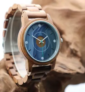 الجملة يدويا الخشب الأصلي الساعات مع الفرقة مخصص شعار الرقمية تصميم بنفسك الخيزران ساعة خشب