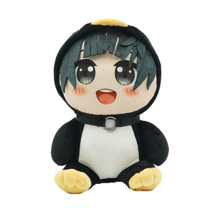 Peluche pingouin, jouet en peluche, personnage de style anime, animal en peluche doux, cadeau pour enfants de 8 à 13 ans, unisexe - Product Image 3