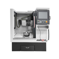 Tour CNC horizontal à double broche AWR23VL, 2 axes, pour réparation de roues, haute précision, usage moyen, facile à utiliser, pour automobile, vente chaude