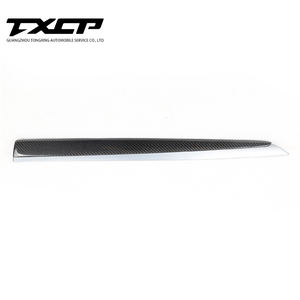 Ajustement pour BMW F10 F18 intérieur en fibre de carbone modifié, tableau de bord de commande central de garniture de porte en fibre de carbone - Product Image 3