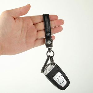Porte-clés en métal de haute qualité avec logo de marque automobile, porte-clés en cuir avec cordon, cadeau pour concessionnaire 4S - Product Image 3