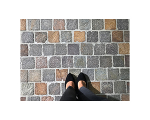 Natural Outdoor <strong>Stone</strong> Multicolor Porphyry <strong>Cubes</strong> <strong>Stone</strong> for External 10x10x5 cm Square Paving <strong>Stone</strong> Sizes Own Quarry Block - Product Image 1