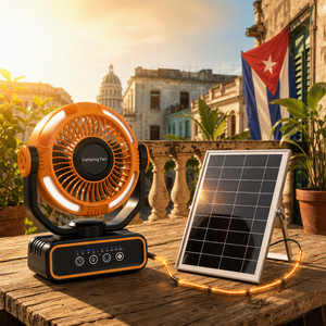 Ventilador de Camping para Exteriores 2026 de Última Tendencia con Batería de Larga Duración de 20000mAh y Luz LED al por Mayor - Product Image 1
