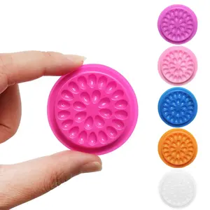 Großhandel Candy Color Adhesive Glue Holder Einweg-Wimpern für Verlängerung werkzeuge Einfach zu pfropfen Wimpern