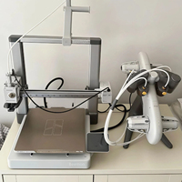 Imprimante 3D FDM AMS de haute précision et haute vitesse, multi-couleurs, entièrement automatique, avec nivellement automatique, modèle A1 Combo pour la création de modèles 3D