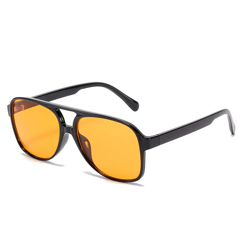 Gafas de sol con espejo de rana de Marco grande para PC de doble haz 3226, gafas de sol para hombres y mujeres, gafas de protección UV, movimiento al por mayor