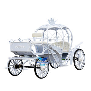 Paardenkoets/Elektrische pompoenkoets Huwelijkskoets 4-wiel Speciaal transport Paardenkar Hot Sale - Product Image 1