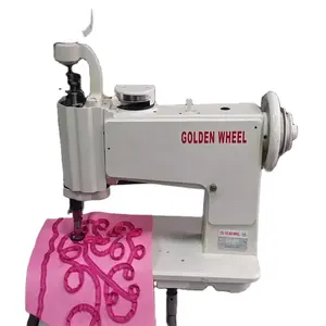 Secondhand Golden Wheel CS-530 Series Handle Operating Chain Stitch Embroidery Sewing Machine