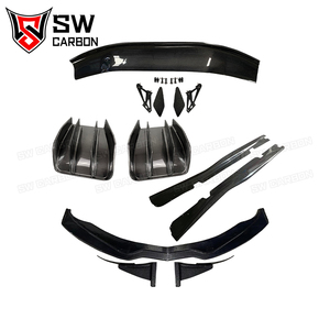 C7 Z06 Carbon Fiber Body <span class=keywords><strong>Kit</strong></span> 1 Bộ Cho Chevrolet <span class=keywords><strong>Corvette</strong></span> C7 Phía Trước Lip Side Váy Phía Sau Khuếch Tán Spoiler Tự Động Phụ Kiện - Product Image 6