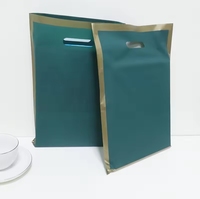 Sacs Cadeaux de Boutique 35*45cm avec Poignées Découpées, Sachets en Plastique Imprimés, Sac d'Épicerie Personnalisé en PEHD avec Valve, PE Givré