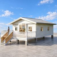 Maison conteneur préfabriquée extensible de 20 pieds ou 40 pieds entièrement meublée, maison miniature de luxe, maison modulaire résistante au vent avec 3 chambres