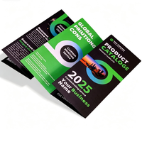 Services d'impression et d'emballage professionnels, conception gratuite, faible coût, brochure couleur intégrale, papier cartonné, impression offset