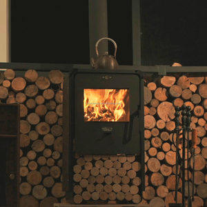 Hiện Đại Màu Đen Trong Nhà Đơn Lập Gỗ Đốt Lò Sưởi Năng Lượng Hiệu Quả Bất Cháy Gỗ Bếp Củi Sưởi Ấm Cho Sử Dụng Ngoài Trời - Product Image 4