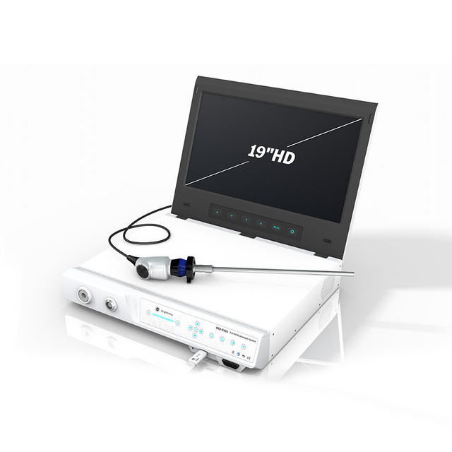 IKEDA YKD-9101 Electric Foldable Medical Nasal Endoscope Laparoscopic Portable HD 2MP 60p 19inch Monitor Camera