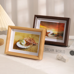 Tùy chỉnh kích thước log & Walnut màu Shadow <span class=keywords><strong>Box</strong></span> <span class=keywords><strong>canvas</strong></span> trang trí nội thất khung ảnh cho bộ nhớ hiển thị - Product Image 1