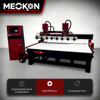 Nouvelle machine de gravure CNC à double portique 8 broches pour le bois, haute précision, gravure en relief 3D
