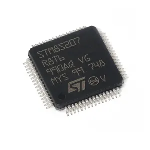(Original y nuevo) STM8S207R8T6 IC MCU 8BIT 64KB FLASH 64LQFP 24MHz 2,95 V ~ 5,5 V 8-Bit STM8S207 STM8S005 STM8S105