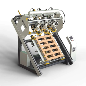 Factory <strong>Supply</strong> Wooden Pallet Nailing Machine Stringer Wood Pallet Nailing Machine Wooden Block Pallet Nailer - Product Image 1