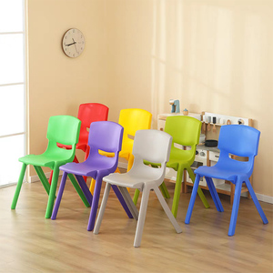 Bán buôn phổ biến Stackable trẻ em nghiên cứu Đảng Ghế nhựa đầy màu sắc bé Ghế cho trẻ em mẫu giáo trường funiture - Product Image 2