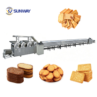 Machine industrielle de formage de biscuits croustillants, unité de production de snacks et de pâtisseries