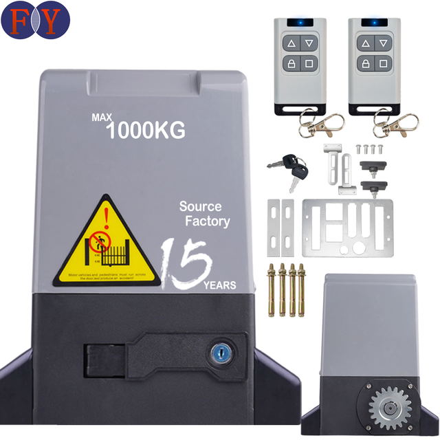 Manufacturer's Support WIFI Control 550W 1000kg with Racks Electric Sliding Door Motor Operator Automatic Sliding Gate Motors