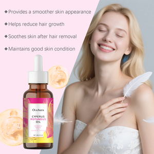 OceAura 30ml Aceite de <span class=keywords><strong>Cyperus</strong></span> Rotundus Hidratante, Nutritivo, Suavizante, Calmante para el Enrojecimiento y Reductor del Crecimiento del Cabello - Product Image 2