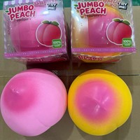 Mainan Squishy Buah Wangi Grosir Jumbo Peach Cherry Lembut untuk Meredakan Stres, Hadiah Promosi