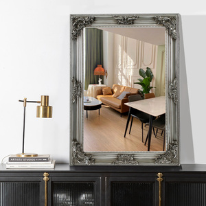 <span class=keywords><strong>Grand</strong></span> <span class=keywords><strong>miroir</strong></span> rectangulaire décoratif antique personnalisé à cadre en <span class=keywords><strong>bois</strong></span> sculpté à la main, <span class=keywords><strong>miroir</strong></span> <span class=keywords><strong>mural</strong></span> contemporain suspendu pour la décoration intérieure <span class=keywords><strong>Miroir</strong></span> Spiegel - Product Image 2