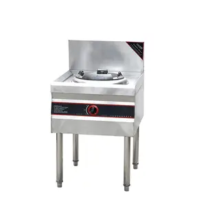 Frying Stove Lpg Medium Pressure Independent Frying Electronic Ignition 2 Burner Electric Cooktops without fan