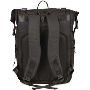 Custom Logo Faraday Bag <strong>Roll</strong> Top Waterproof <strong>Backpack</strong> Black RFID Blocking EMF Signal Blocking Faraday Bag Laptop <strong>Backpack</strong> - Product Image 3