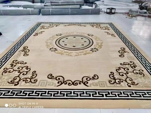 Custom Own Design <strong>Grey</strong> <strong>Dark</strong> Wool <strong>Rug</strong> - Product Image 3