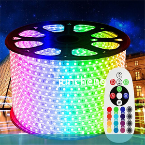 5 m/cuộn 300Led DC12V IP65 SMD5050 RGB dải đèn + 44 phím RGB IR điều khiển từ xa + Power Adaptor toàn bộ kit - Product Image 1