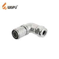 Weifu — connecteur de câble étanche IP67 M12 à pression rapide, version mixeur avec ruban en métal, 2 broches, SF1214