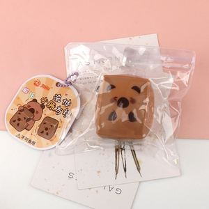 ตุ๊กตาคาปิบาร่าน้ำหนักเบา 5 ซม. ของเล่นบีบ TPR บรรเทาความเครียดและเพิ่มอารมณ์ ของที่ระลึกสำหรับเด็กและผู้ใหญ่ ของขวัญสุดสร้างสรรค์ - Product Image 3