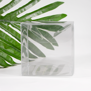 Prix bas, sac en plastique transparent PET/PVC/PP de 10 cm x 10 cm x 10 cm, emballage vide, petite <span class=keywords><strong>boîte</strong></span> cadeau pliable - Product Image 2