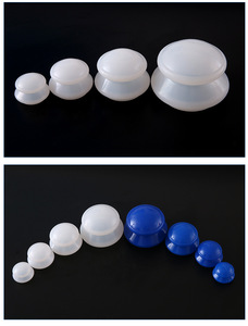 Set bekam silikon fisik kualitas tinggi, Set pijat bekam cangkir hisap vakum pijat - Product Image 4